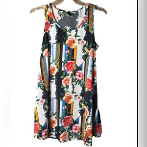 Lildy Floral/Print Dress  L-XL
